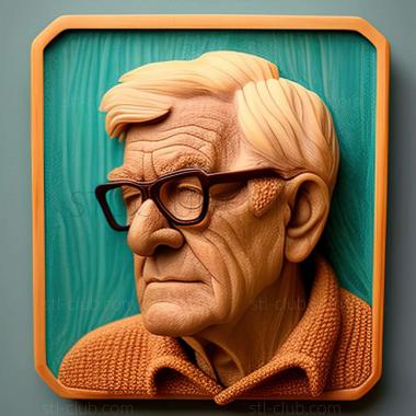 3D model David Hockney (STL)